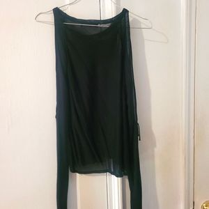 Zara See Through Open Arms Top